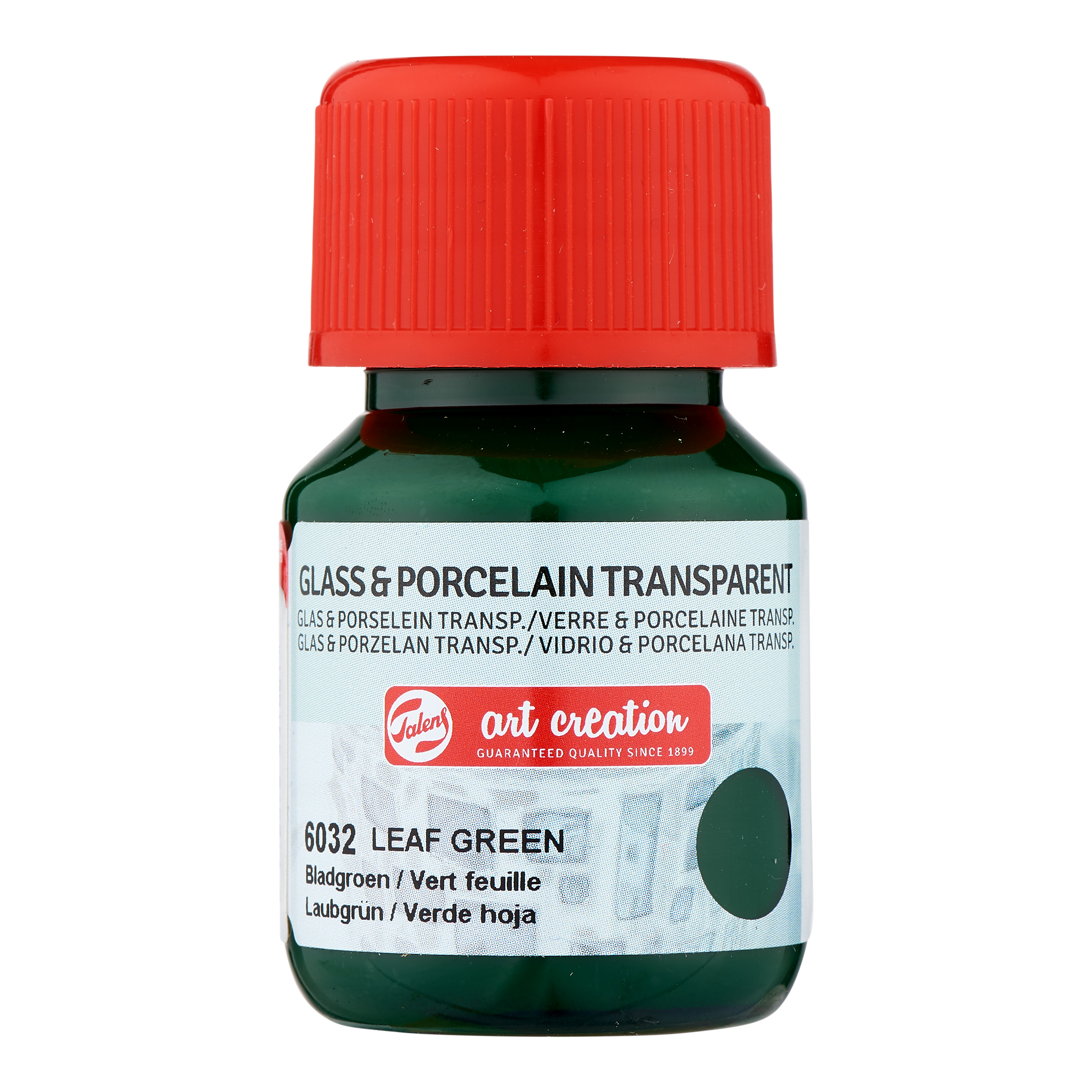 Talens Glas- & Porseleinverf Transparant 30 ml - Bladgroen - 6032