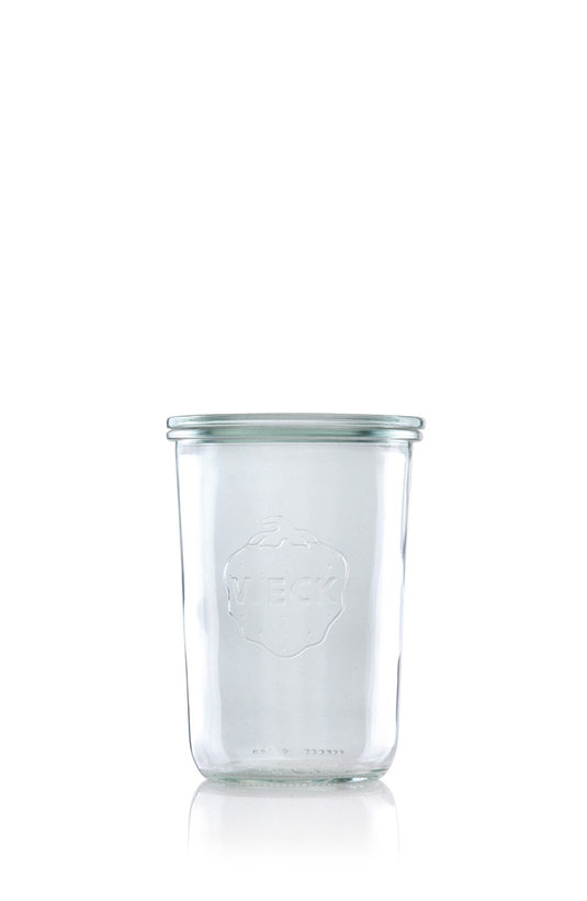 Weck Steriliseerbokaal 750ml set 4 stuks - met Clips & Ringen