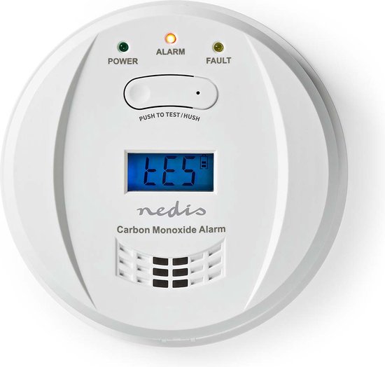 Nedis CO-detector met display Koolmonoxidemelder