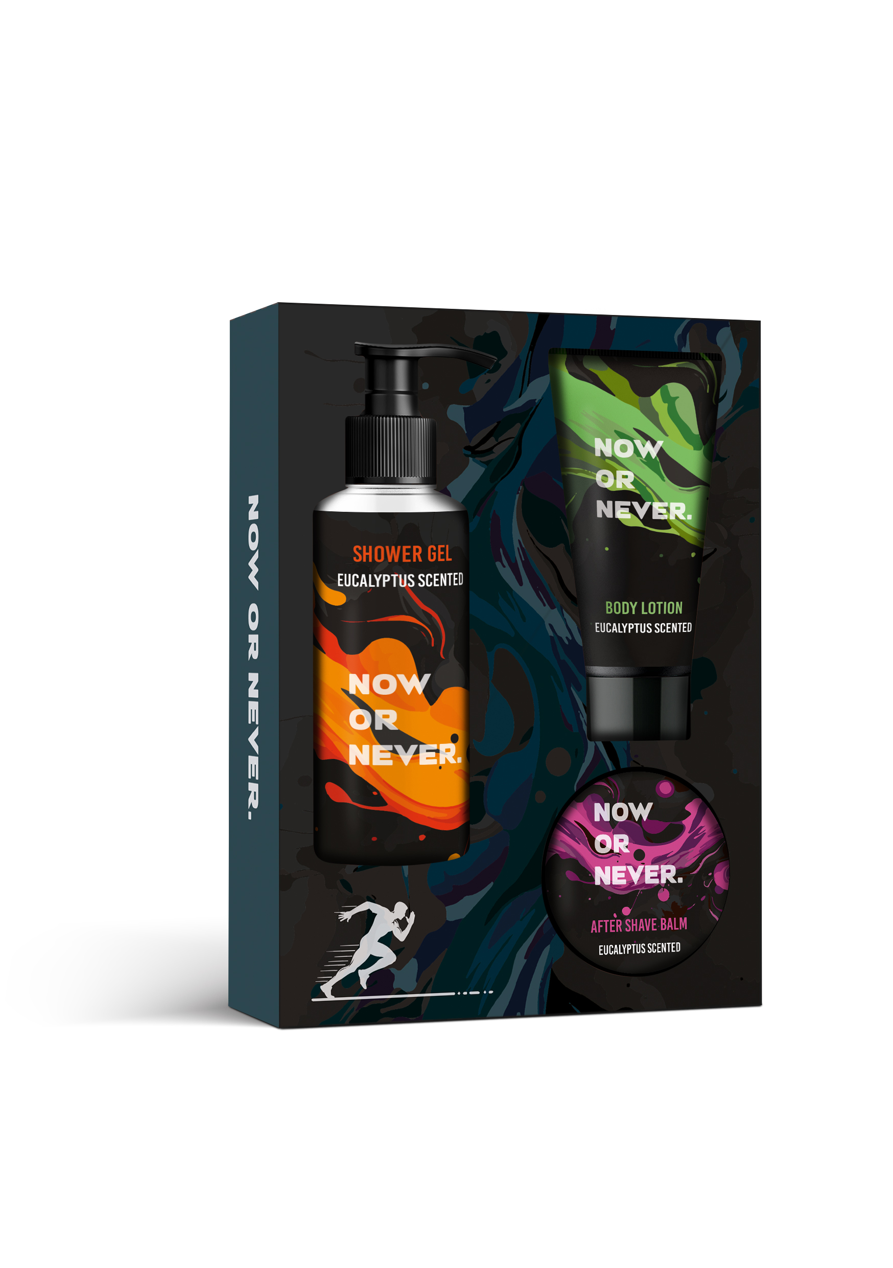 Now or Never Geschenkset Douchegel 180 ml & Bodylotion 75 ml & Aftershave 80 ml