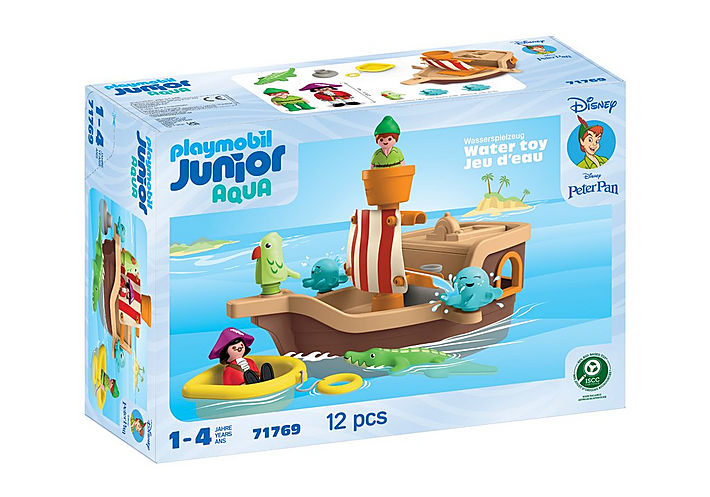 Playmobil Junior & Disney 71769 JUNIOR & Disney: Peter Pan's spetterend piratenschip