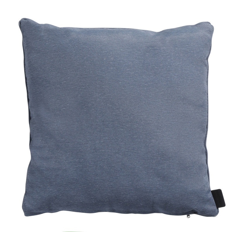 Madison Sierkussen 45x45 cm Piping Panama Safier Blauw