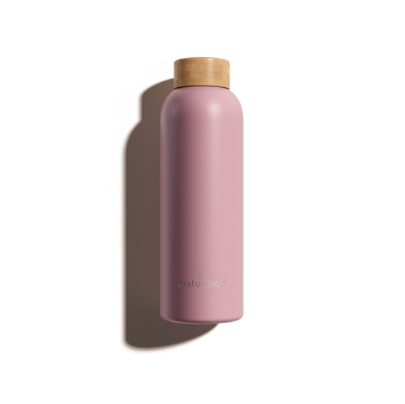 Waterdrop Drinkfles Pastel Pink Mat 600ml - RVS
