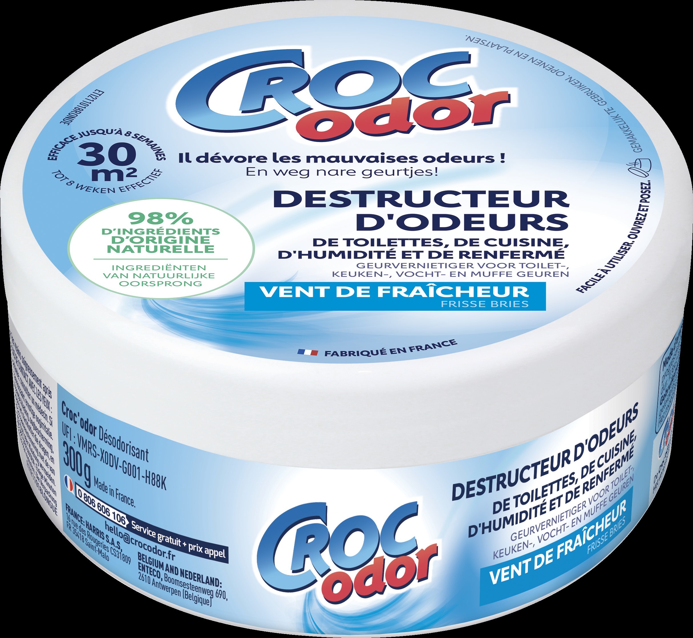 Crocodor Geurvernietiger Frisse Bries 300 g