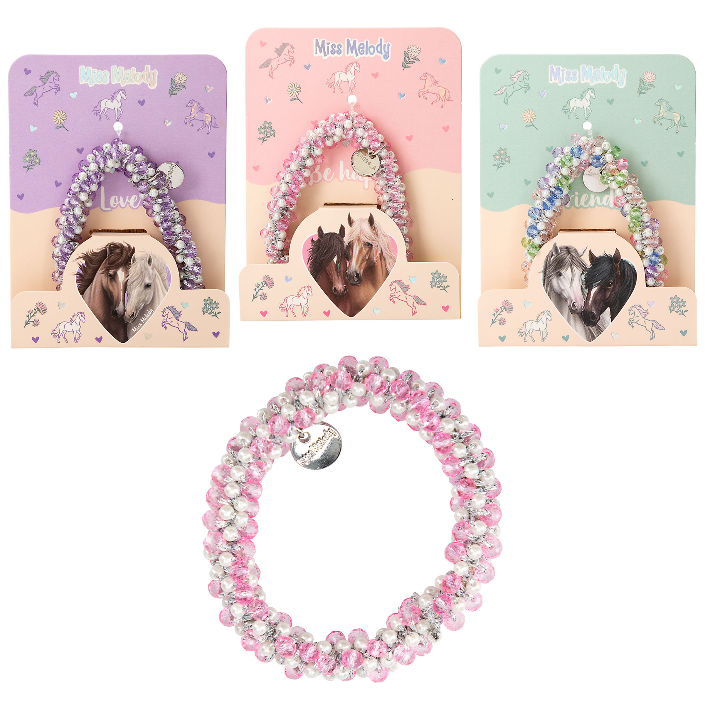 Miss Melody Haar/Armband met Steentjes
