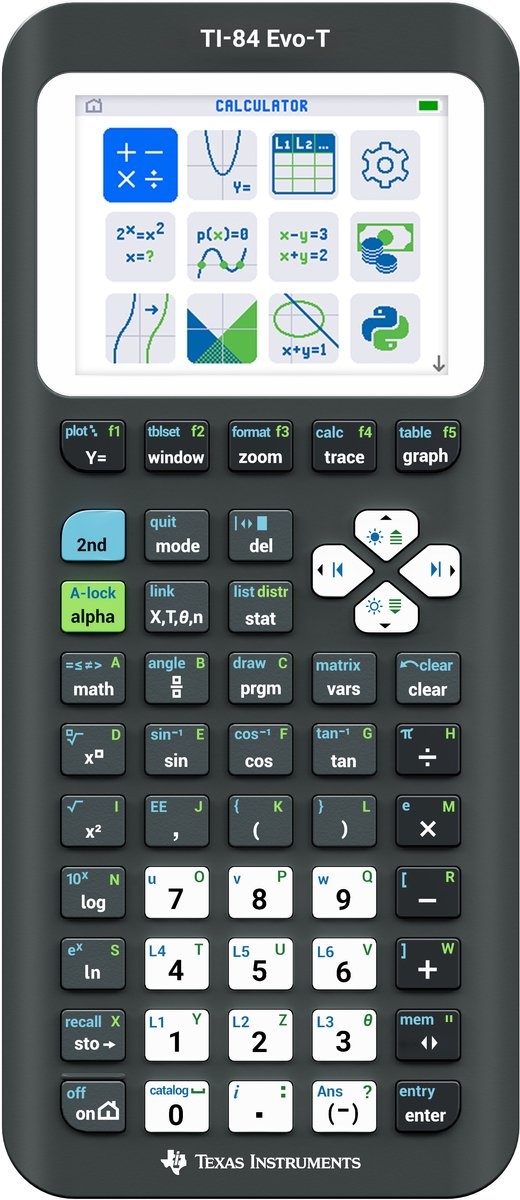 Texas Instruments Grafische Rekenmachine TI-84 Evo-T