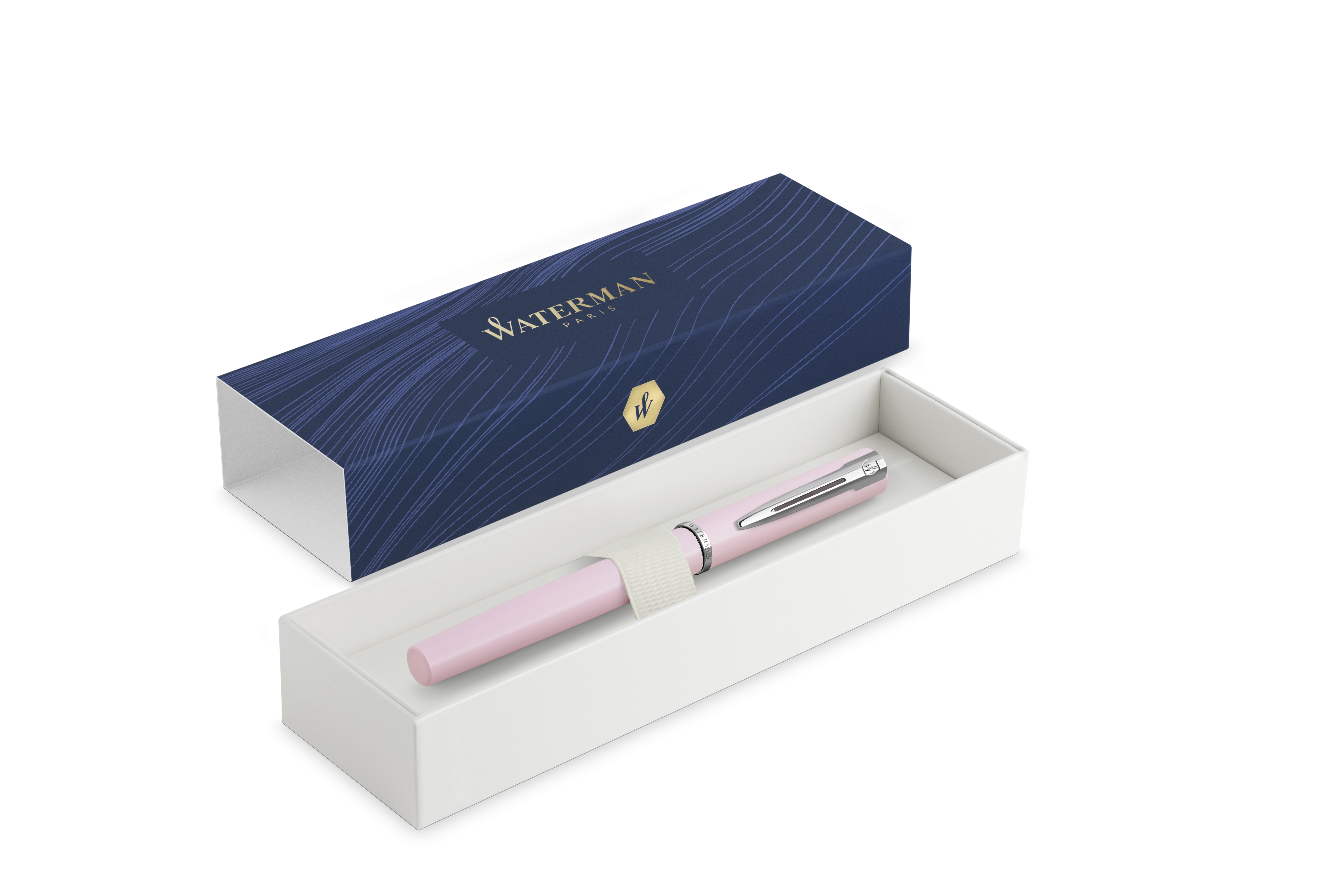 Waterman Allure Vulpen - F Pastel Pink - Blauw Schrijvend