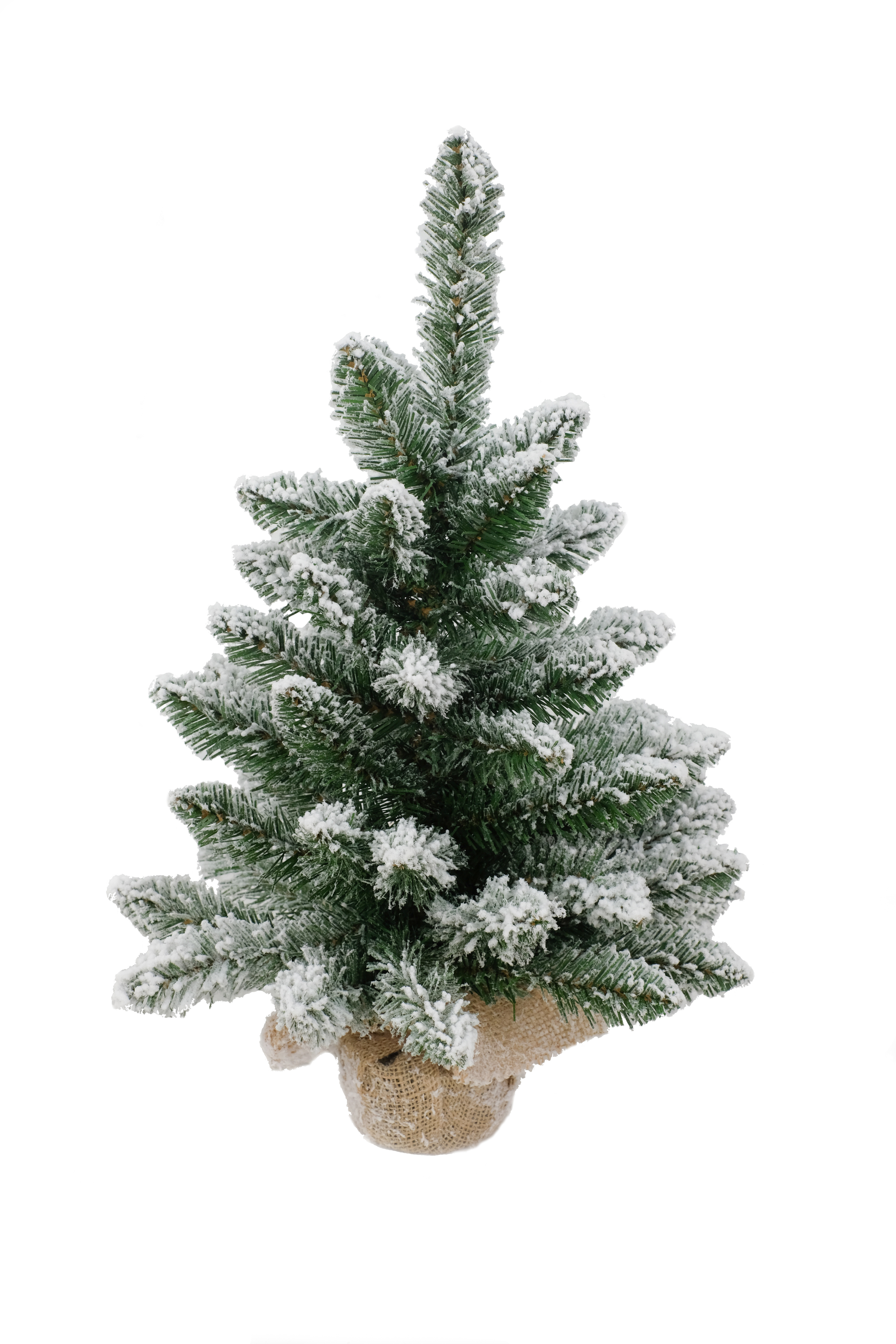 Kerstboom Whistler White Flocked 45x30 cm - 63 Tips - PVC
