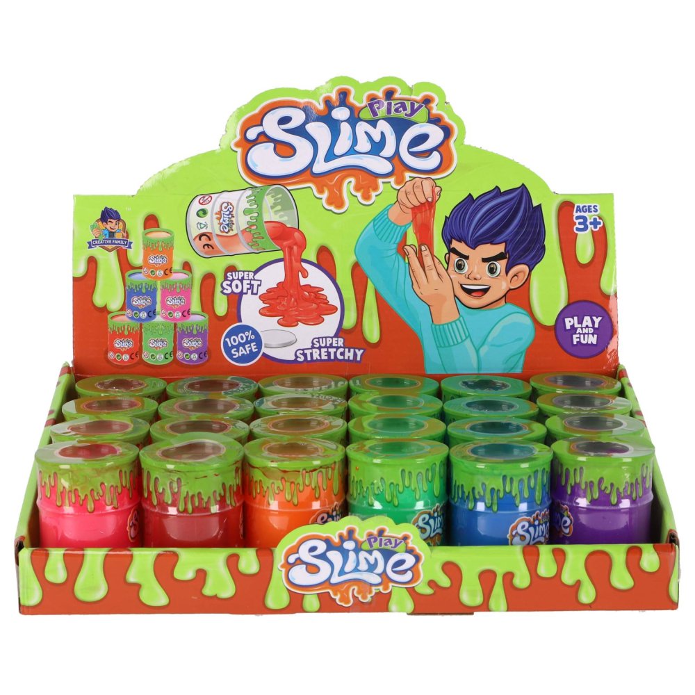Amazing Cool slime kleur olievat
