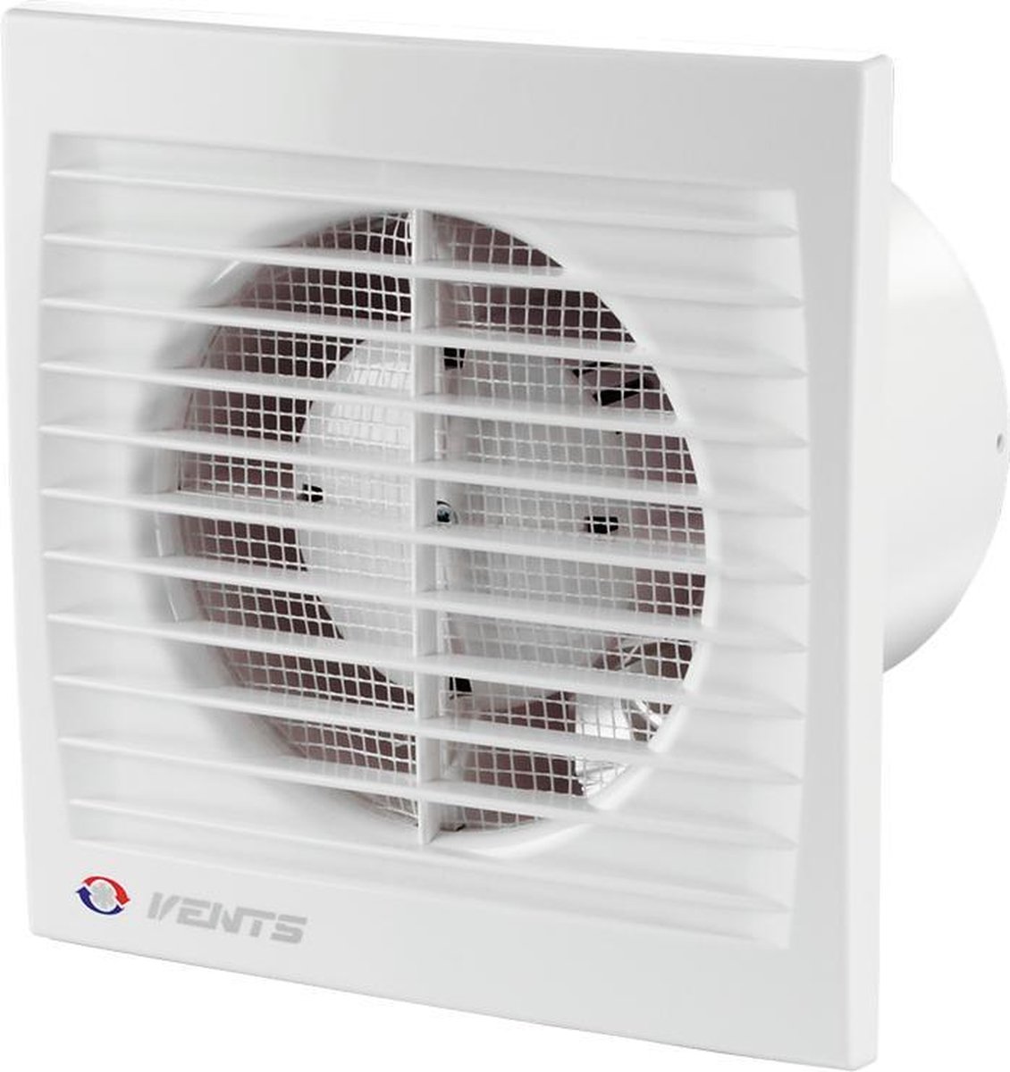 VENTS VENTILATOR STANDAARD 148M3/h+ TIME DIA 125 MM - STILLE VENTILATOR