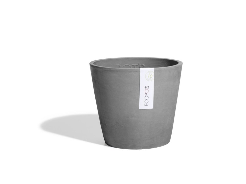 Ecopots Bloempot Amsterdam 50 cm Grijs