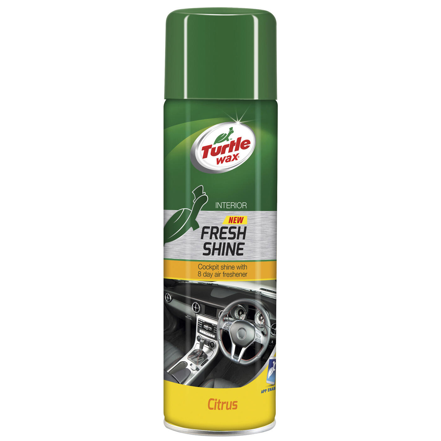 Turtle Wax Fresh Shine Cockpit Spray 500 ml, Citrus Geur FG5863