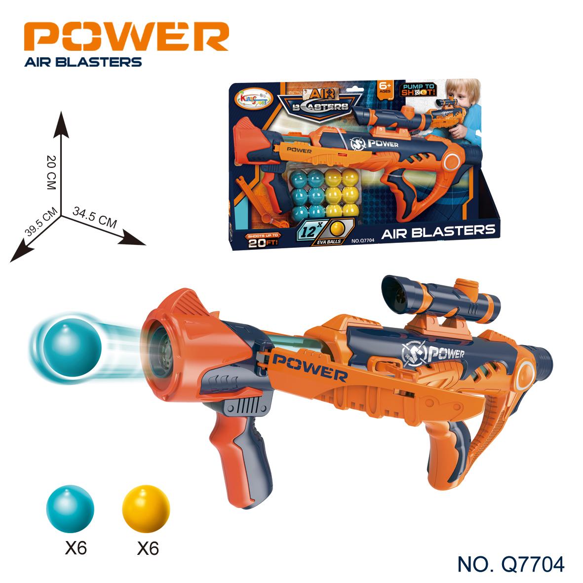 Air Blaster, Ballenblaster 40 cm met 12 EVA ballen