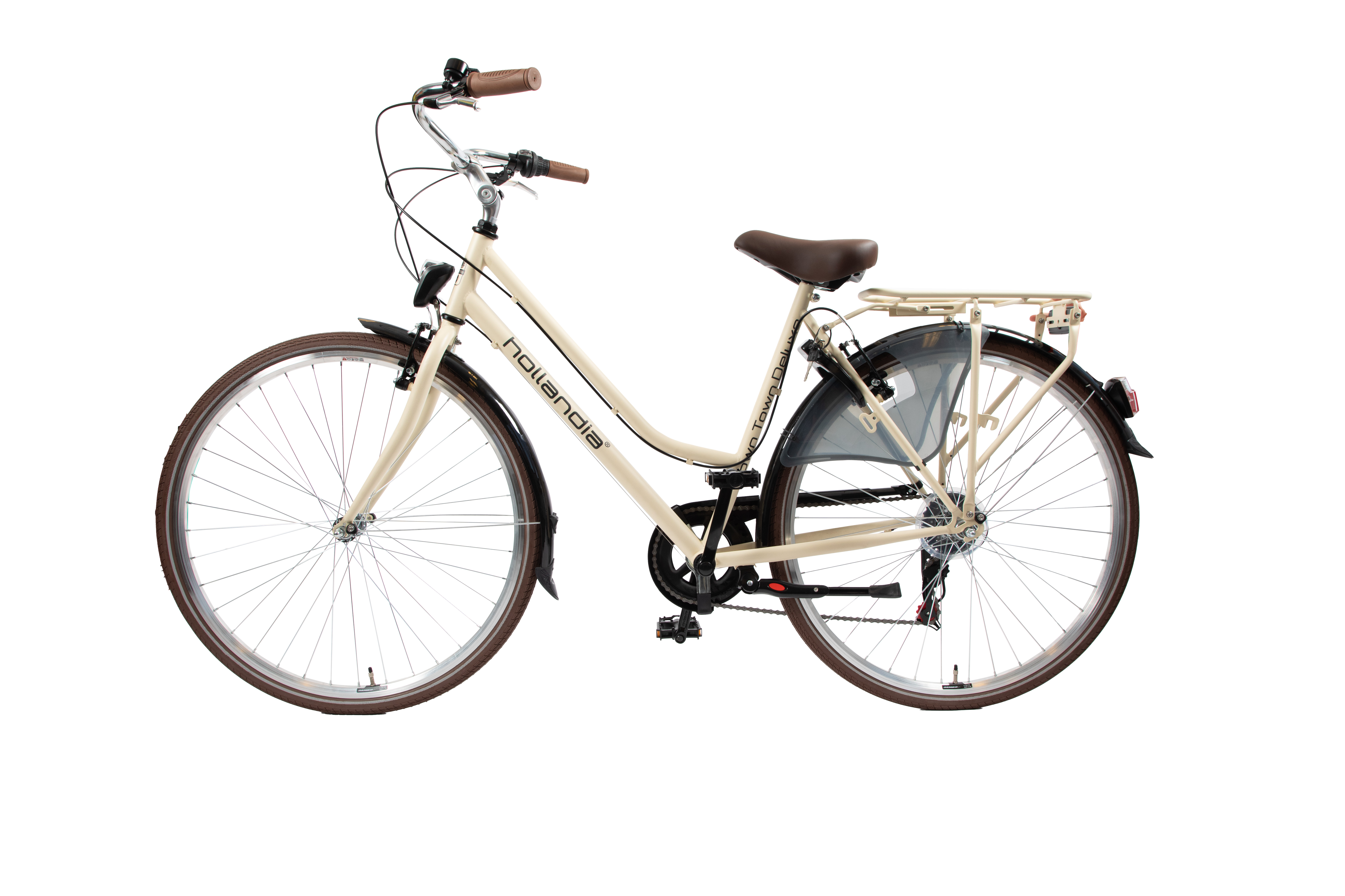 Hollandia Down Town Deluxe Damesfiets Ivoor