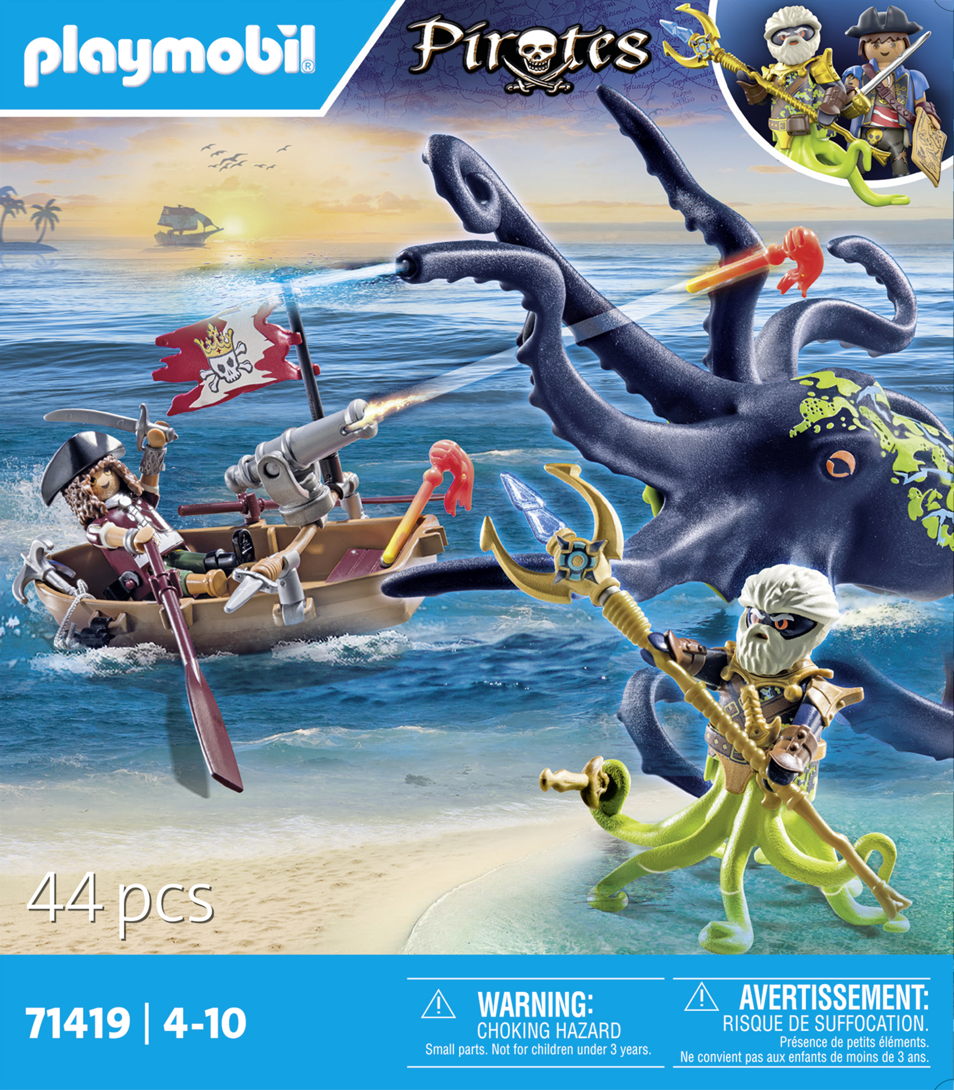Playmobil Pirates 71419 Gevecht tegen de reuzen Octopus