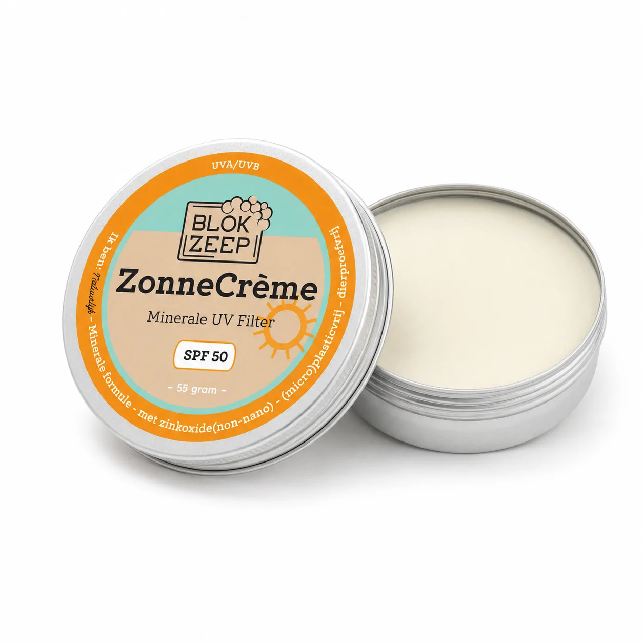 Blokzeep Minerale Zonnecreme SPF50