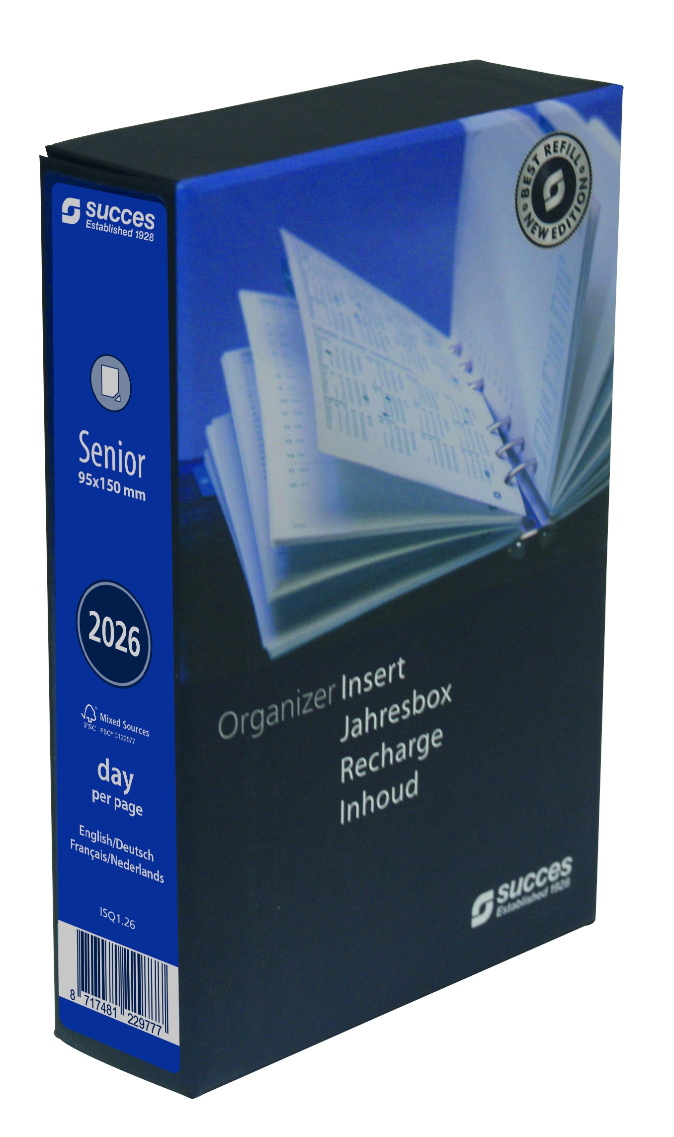 Succes Agenda Inhoud 2026 Senior 1dag/pag Internationaal Wit