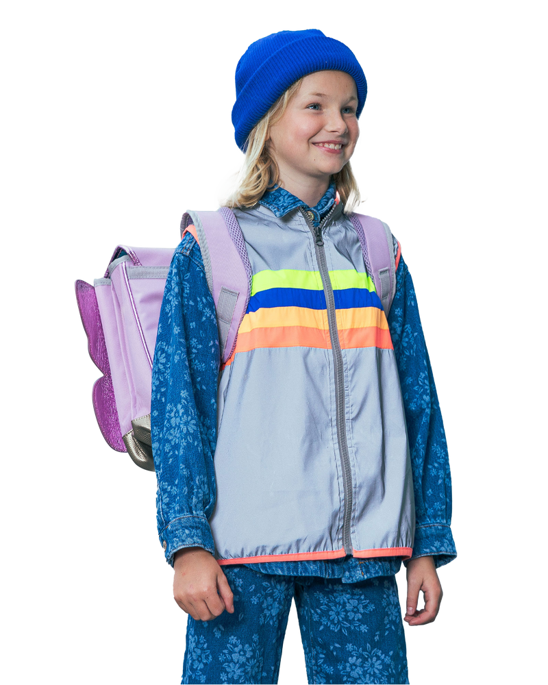 GoFluo Fluohesje Newyork Grey Reflective - 4 jaar