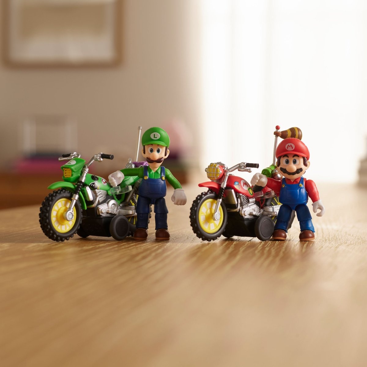 Super Mario 2 Pullback Moto met Luigi