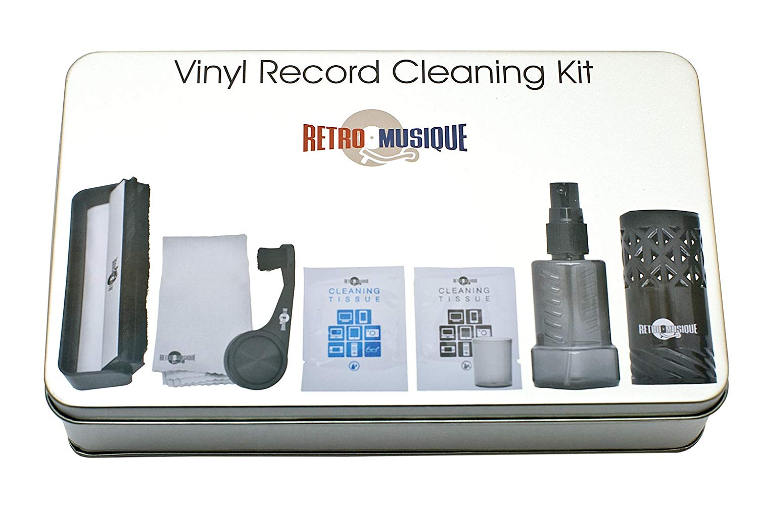 Vinyl Record Cleaning Kit Retro Musique