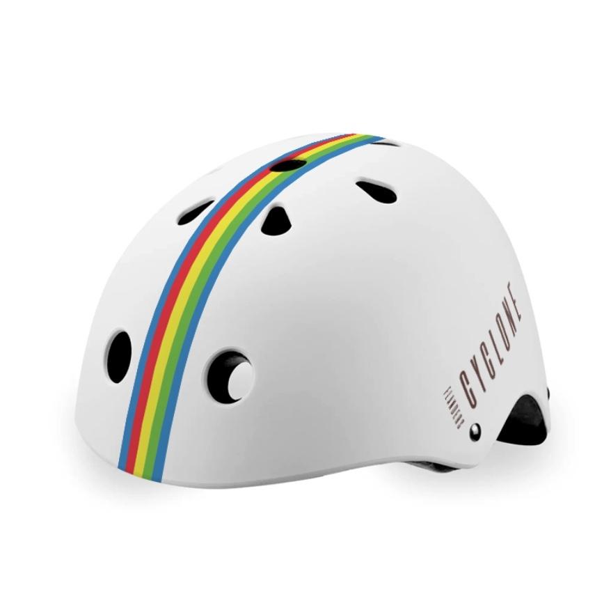 CycloSonic Flanders Cyclone Fietshelm Small Wit
