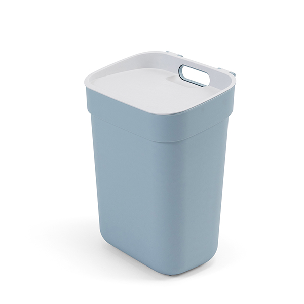 Curver Vuilnisbak Ready To Collect Eco Blauw/Lichtgrijs 10l - 25x19x20 cm - incl Muurhaken