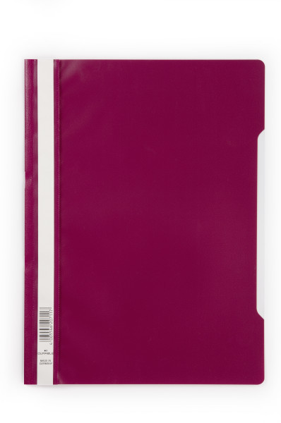 Durable Zichtsnelmap PP - Etiketvenster Fuchsia - A4