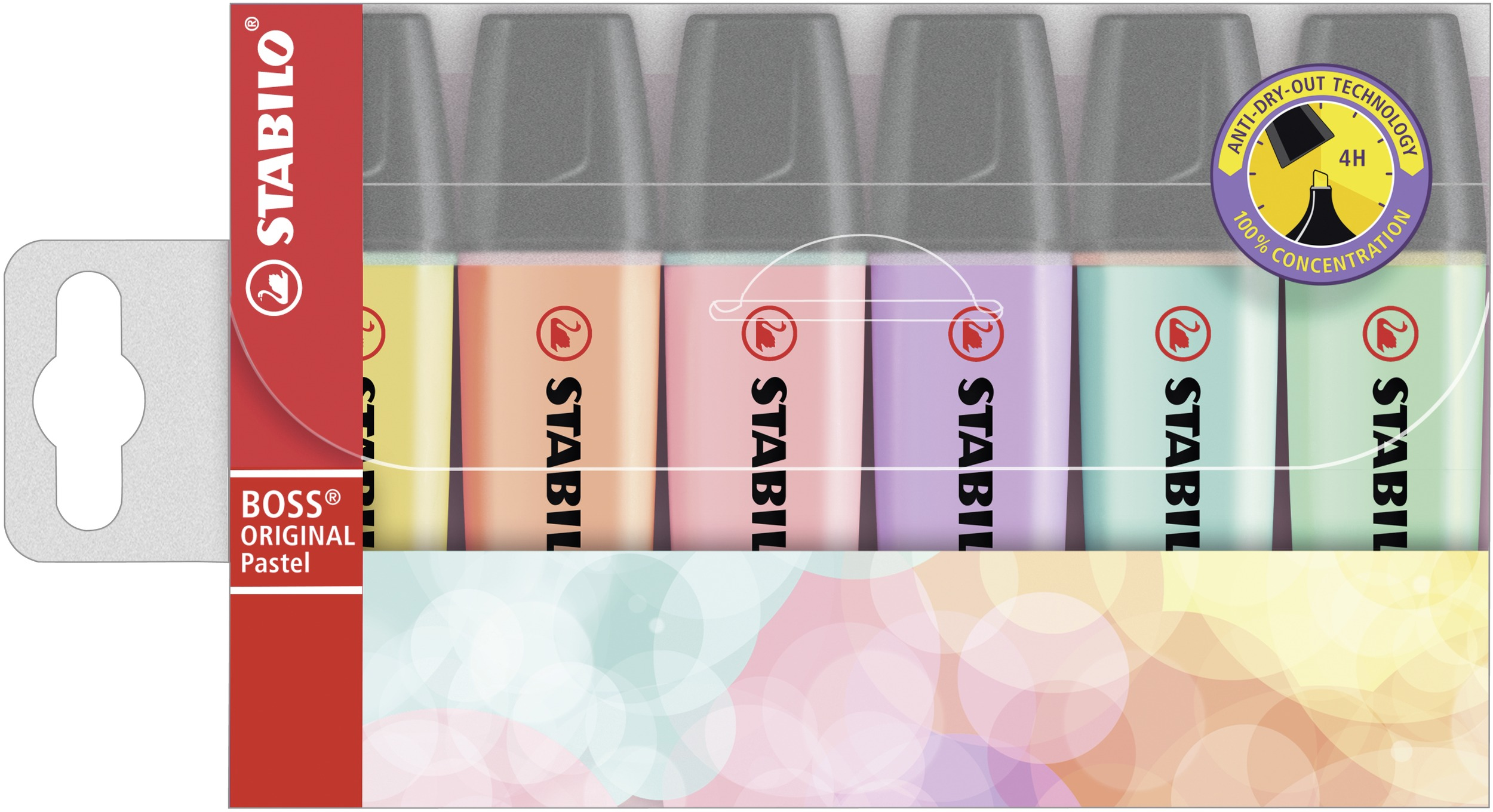 STABILO BOSS Markeerstift Original 6 Stuks - Pastel