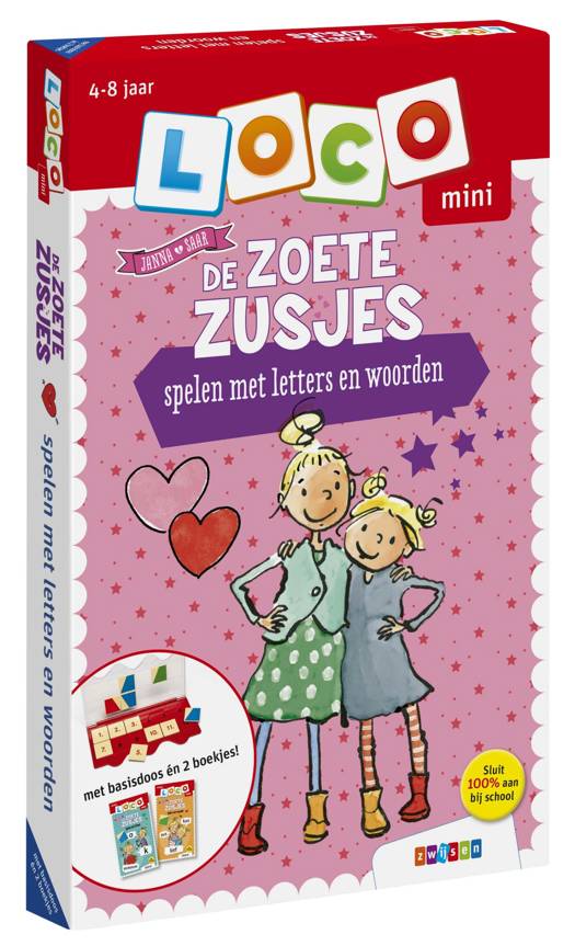 Loco Mini Pakket - De Zoete Zusjes spelen met Letters en Woorden 4+