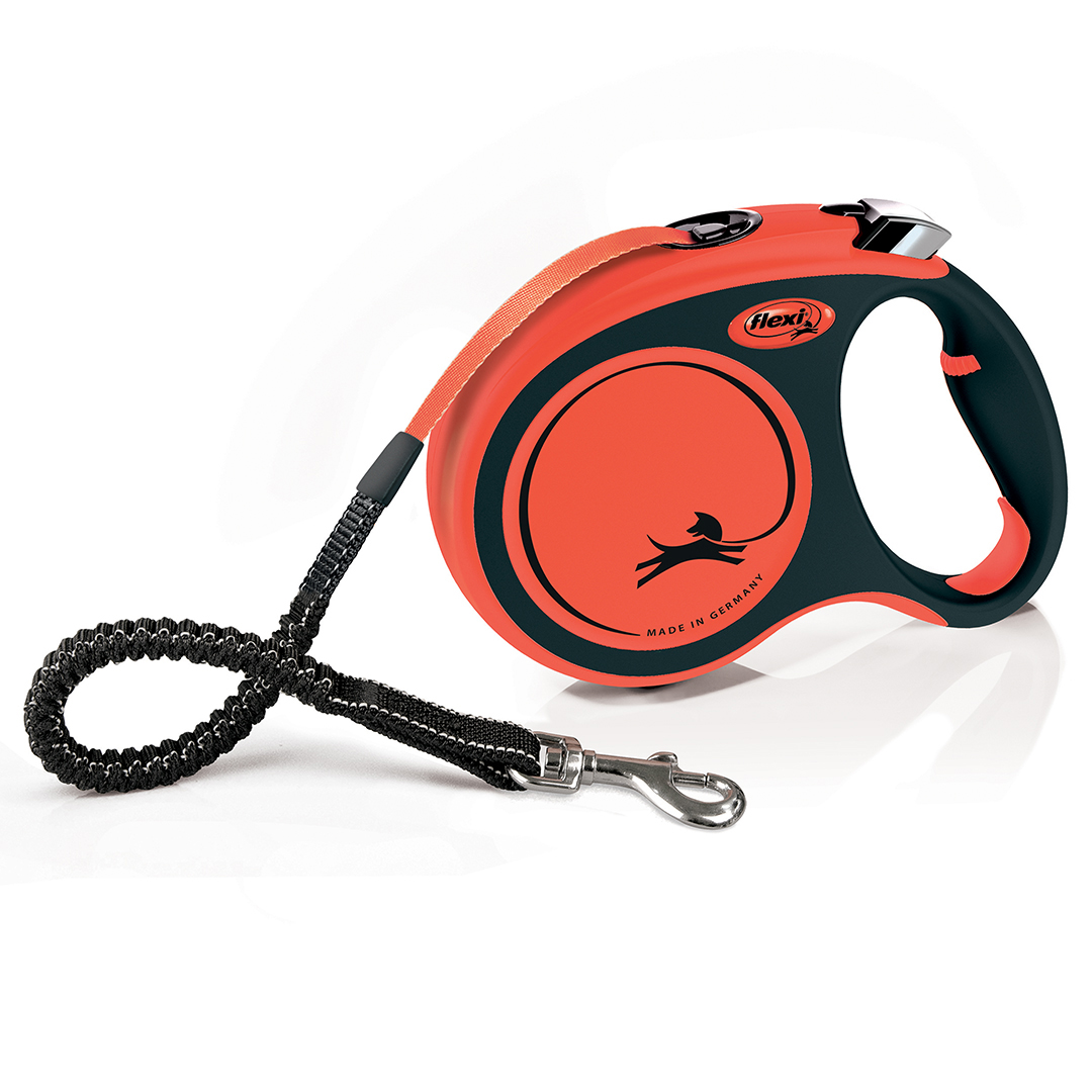 Flexi Xtreme Lint 5 meter Oranje/Zwart Large