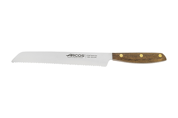 Arcos Broodmes Nordika 20 cm RVS/Hout