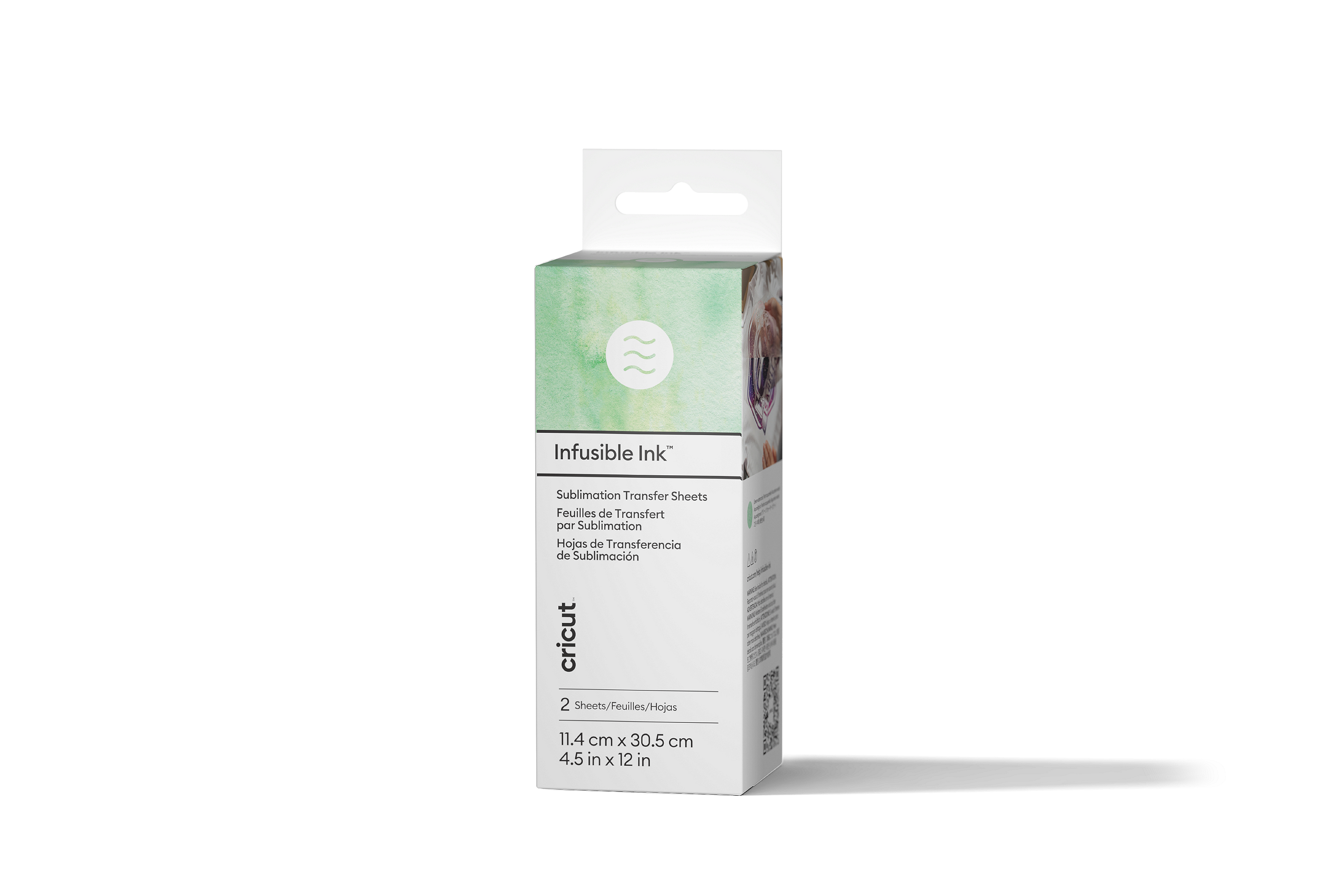 Cricut Infusible Ink Transfervellen Aquarelgroen (2 v), vr de Mug Press