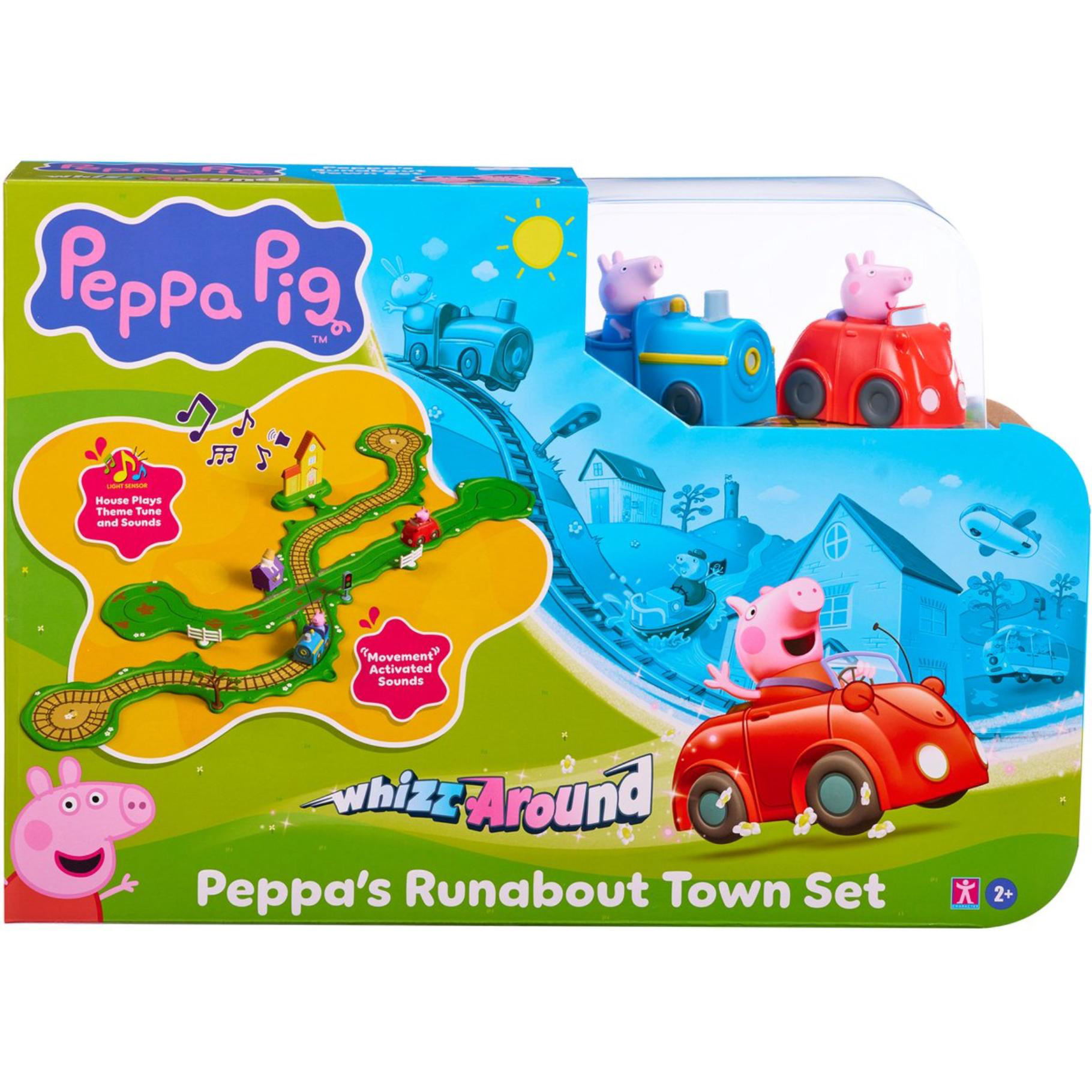 Peppa Pig - Whizz Around Peppa's Runabout Town Set