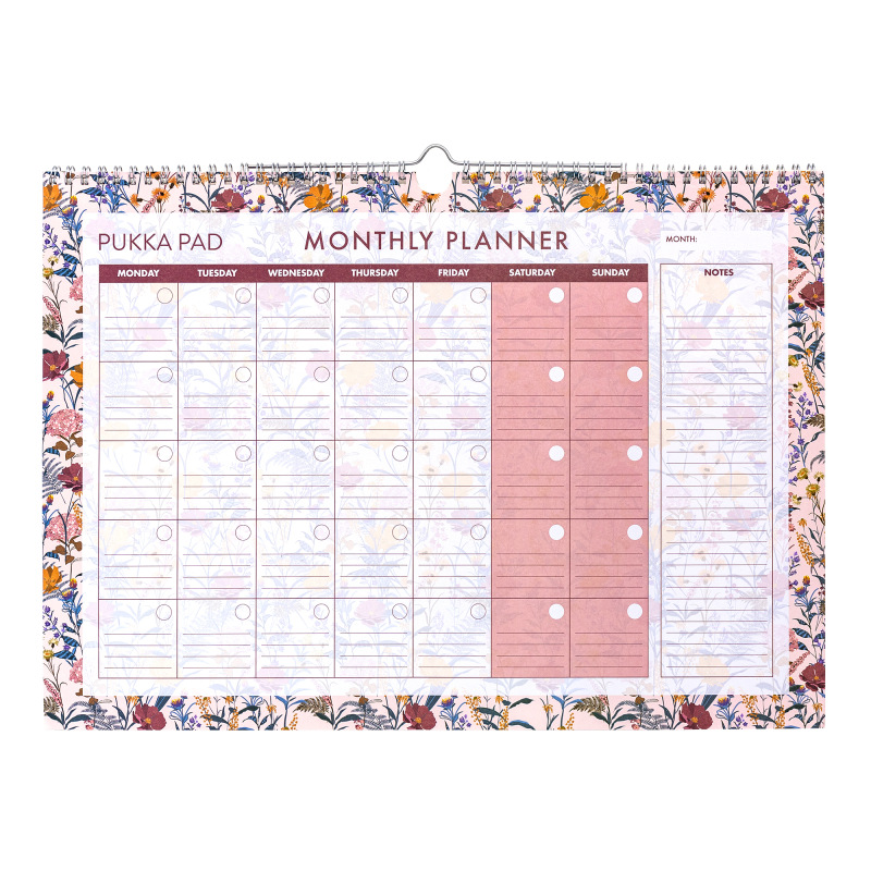 Pukka Pad Maandplanner Bloom Ongedateerd Beige 42x30 cm