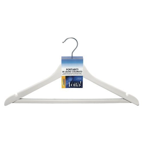 Voila Cosatto Kapstok met Broeklat Wit 44cm - Hout