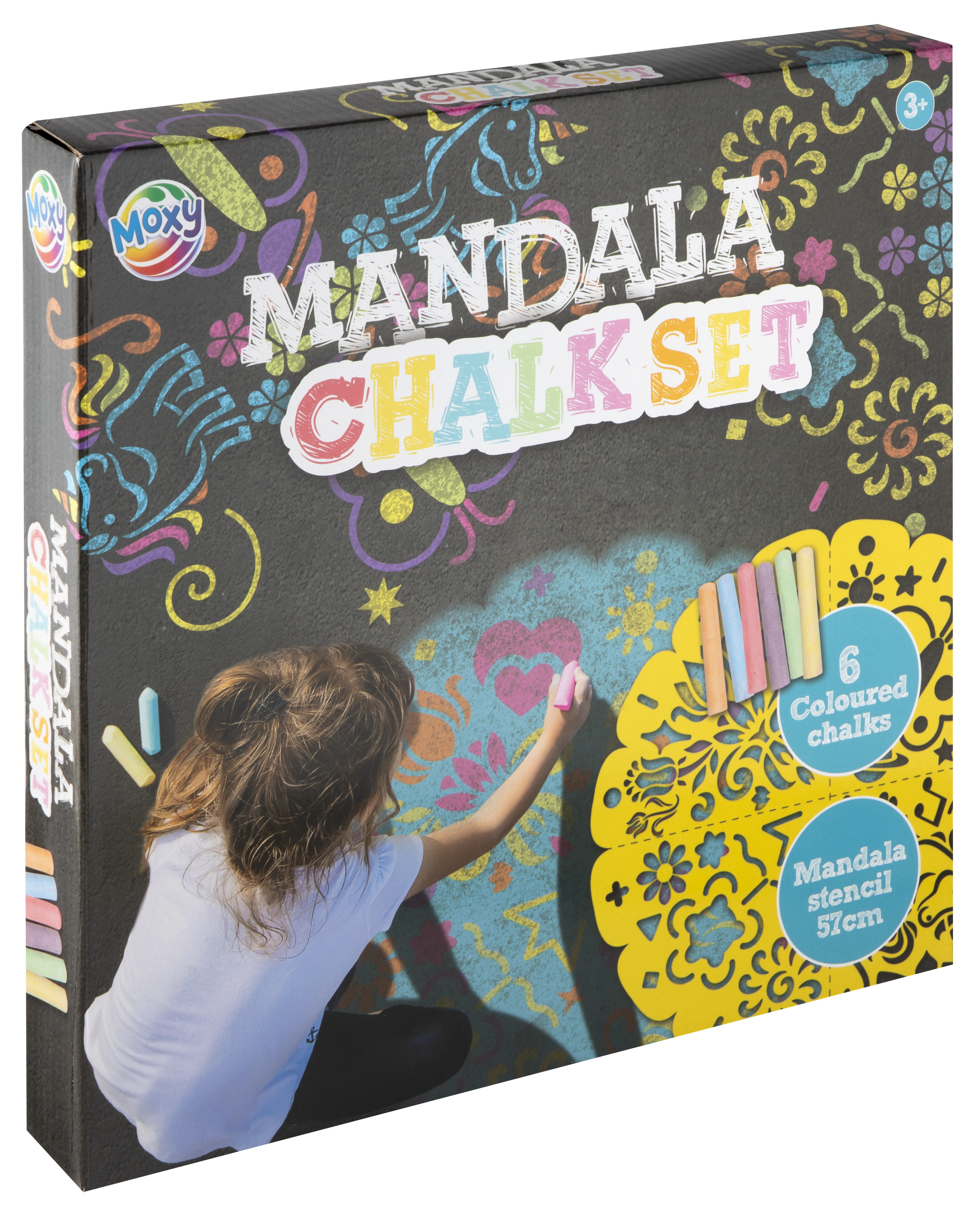 Grafix Stoepkrijt Mandala set