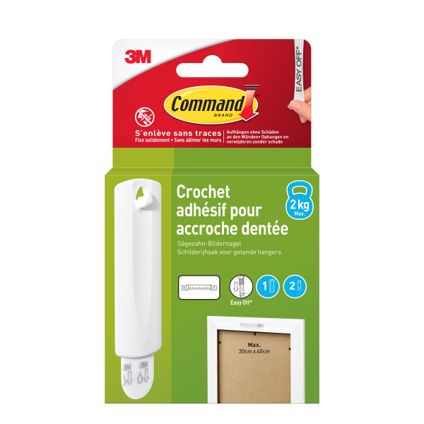 Command by 3M Sawtooth Hanger met Vastklikstrips