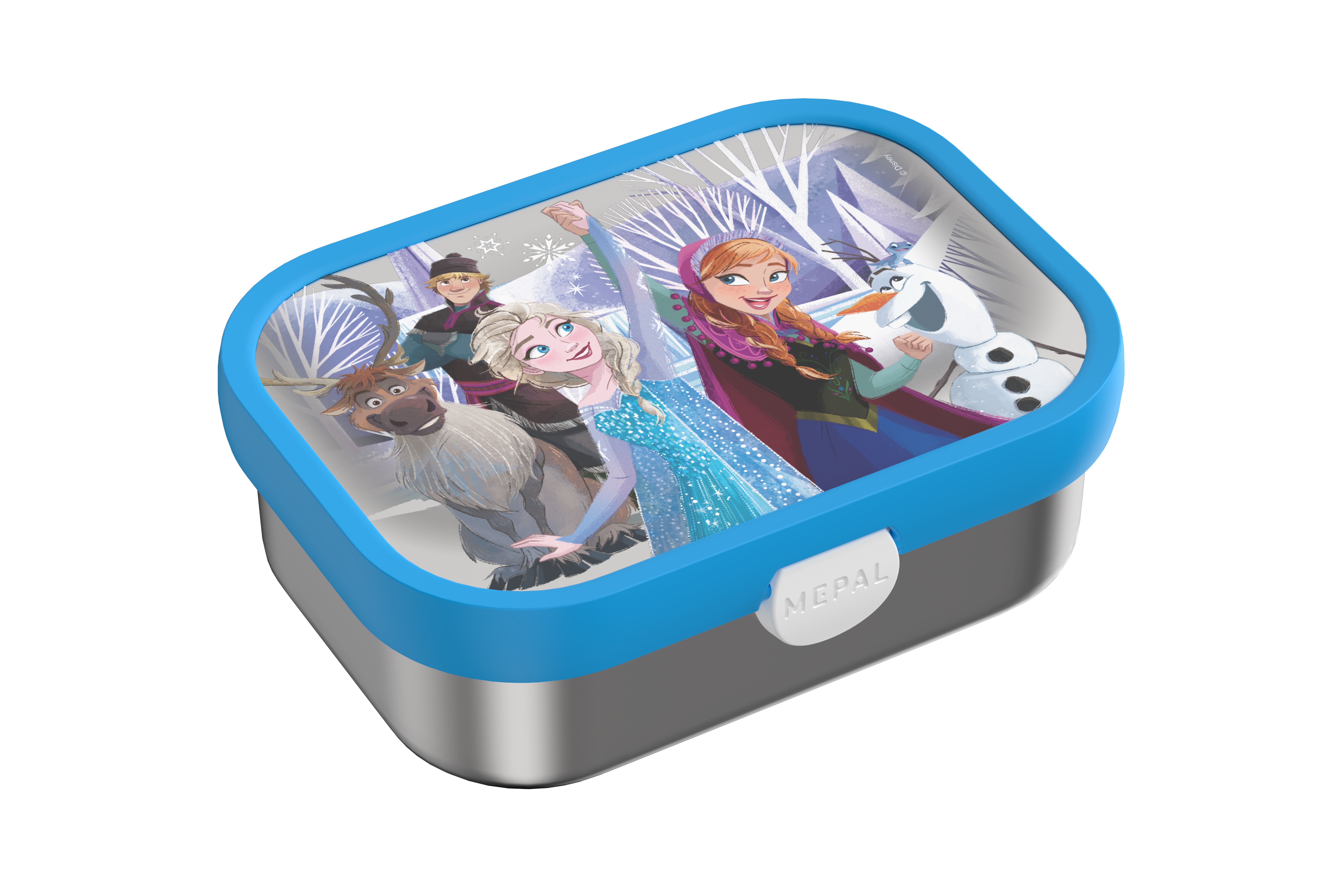 Mepal Bento Lunchbox Campus Frozen Friends 18x13x6 cm - RVS - met Vorkje