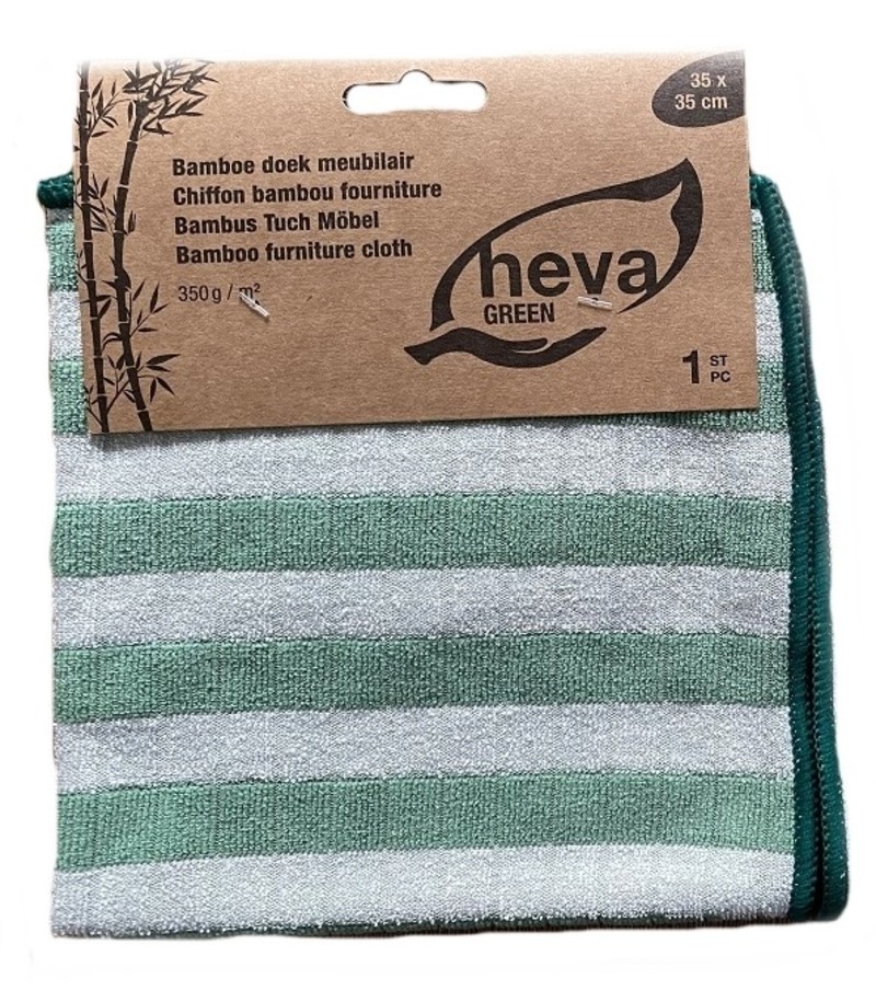 Heva Schoonmaakdoek Meubelen Bamboe 35x35 cm