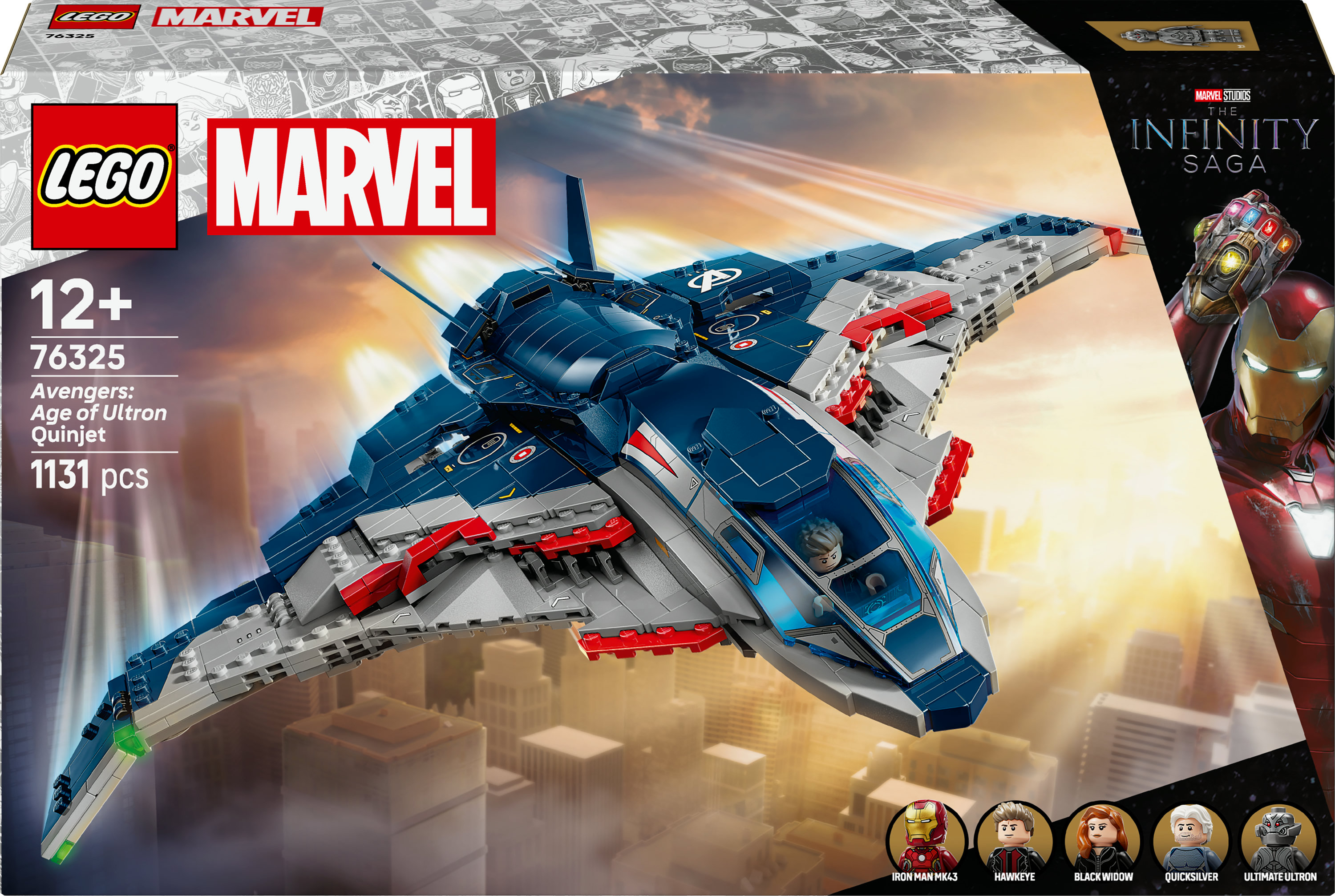 Lego Super Heroes 76325 Avengers : Age of Ultron Quinjet