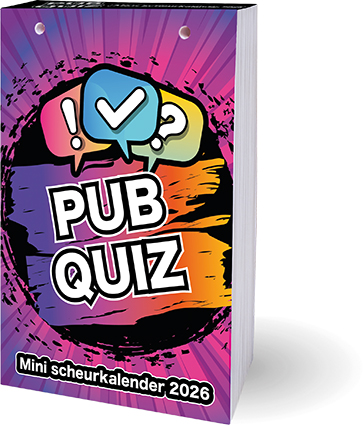 Mini Scheurkalender 2026 - Pub Quiz  -  10x14.4 cm 