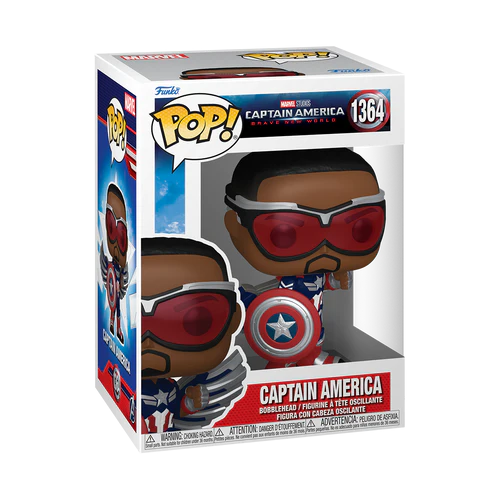 Funko Pop! Movies Marvel - Captain America Brave New World: Captain America 1364 Funko Pop! Movies Marvel - Captain America Brave New World: Captain America 1364