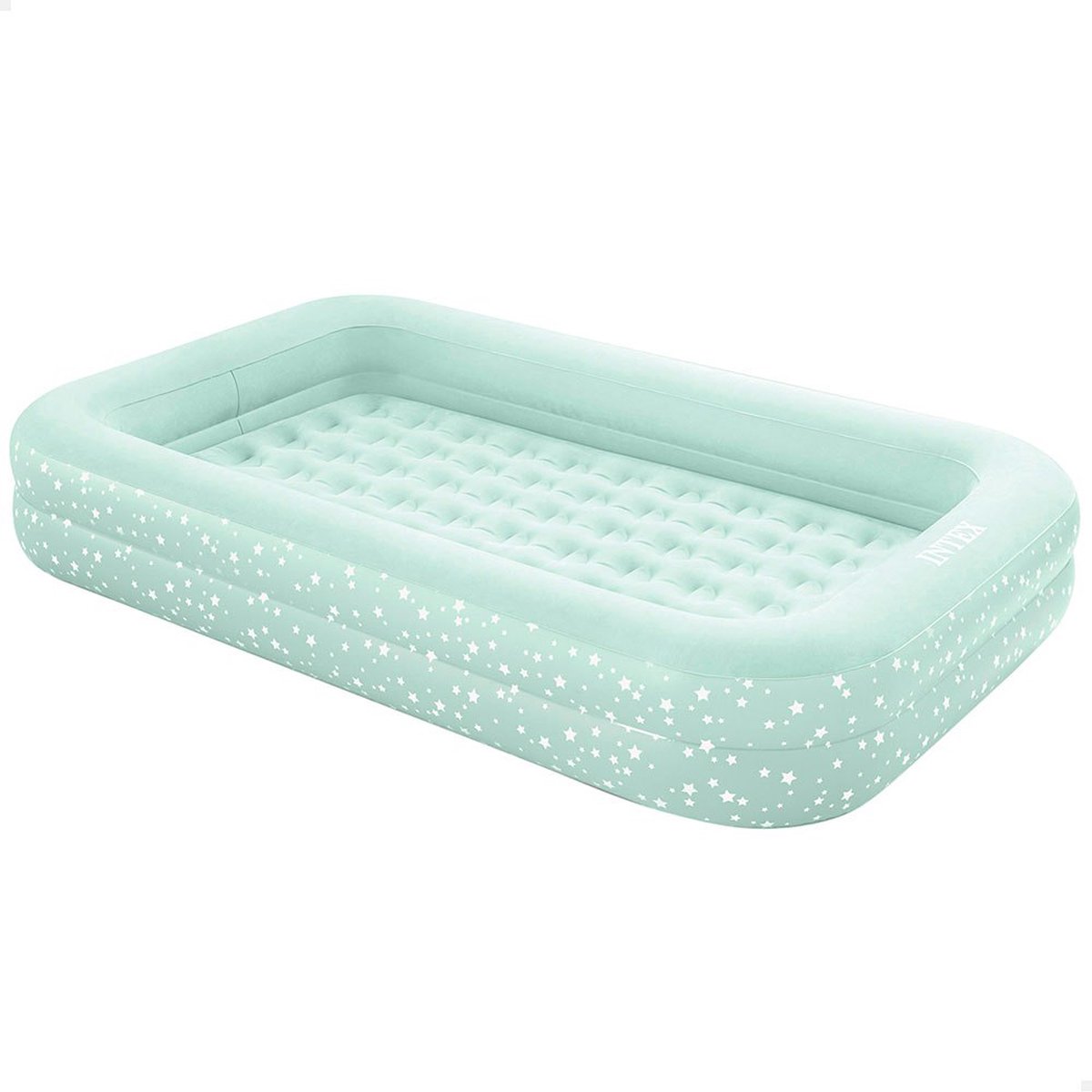 Intex Cozy Kidz Travel Reisbed + Pomp 168x107x25 cm - Opblaasbaar