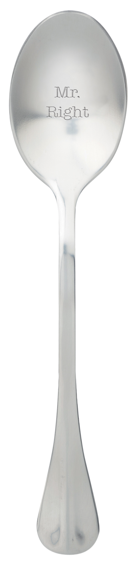 One Message Spoon Lepel met Tekst Mr Right
