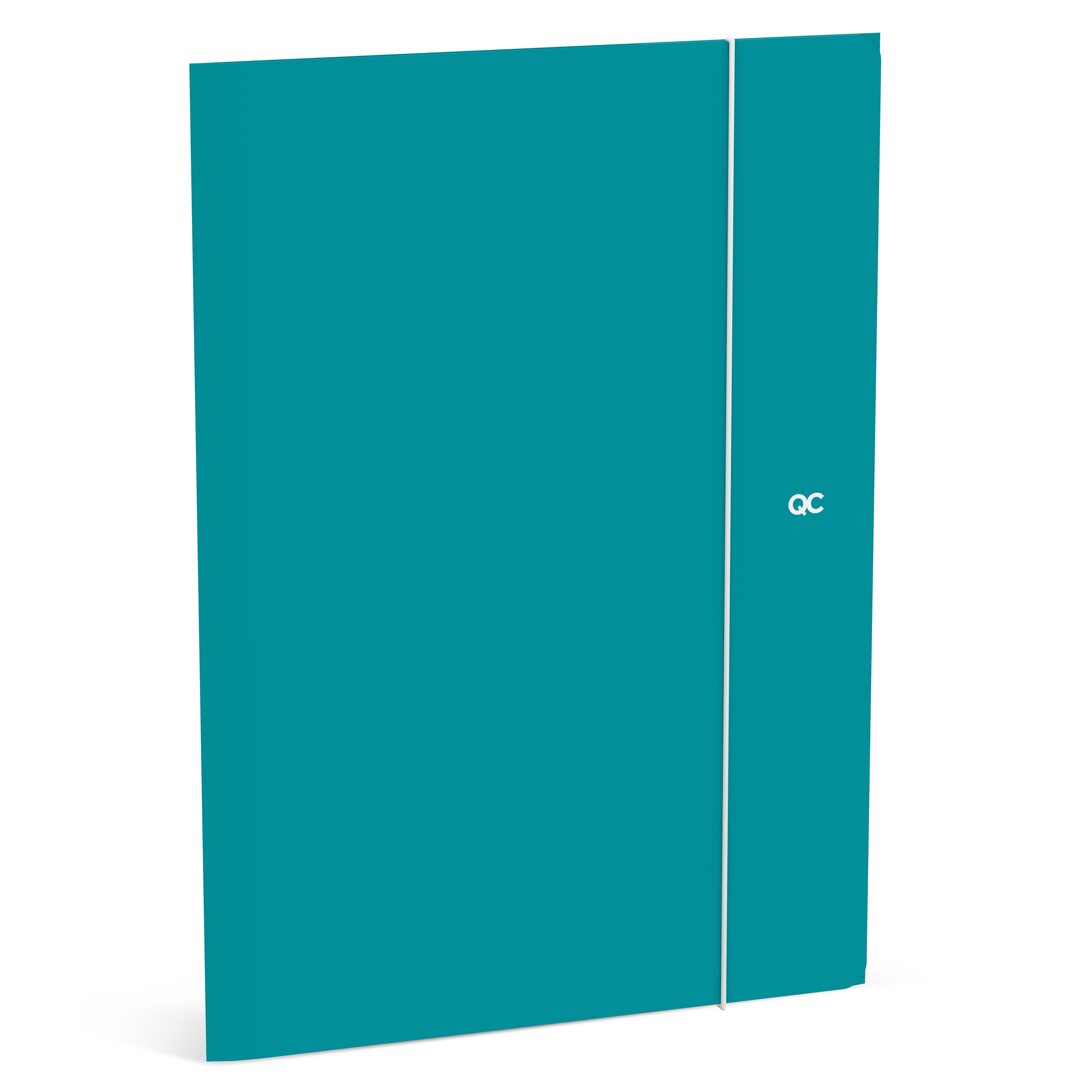 Quattro Colori Colour Elastomap A4 PP Teal
