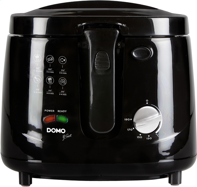 Friteuse Domo Rond DO461FR Zwart