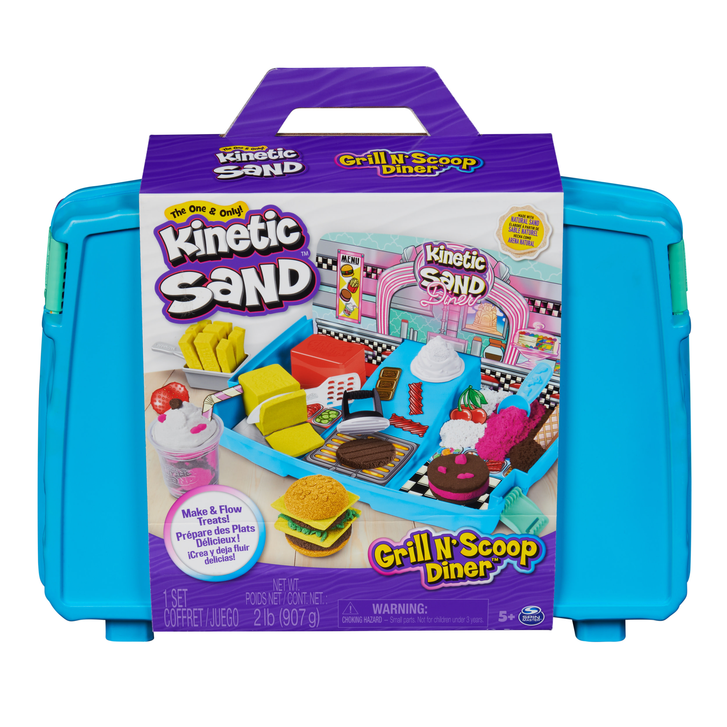 Kinetic Sand - Snackbar Folding Sand Box