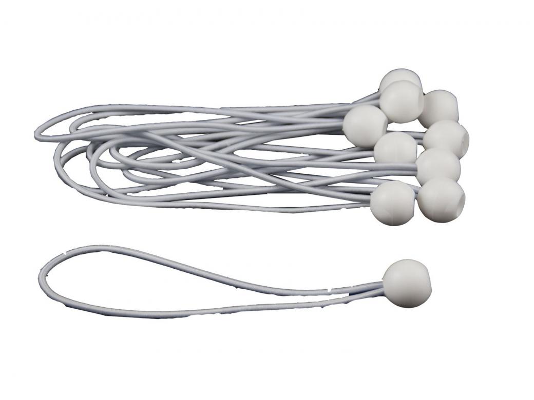 Ledent Elastiek Lus 4 mm 20 cm met bol 10 stuks