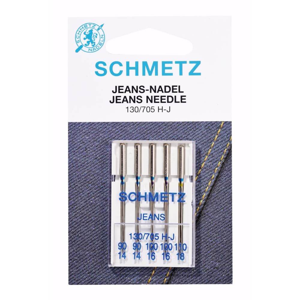 Schmetz Machinenaald Jeans 5 stuks 90/14-110/18