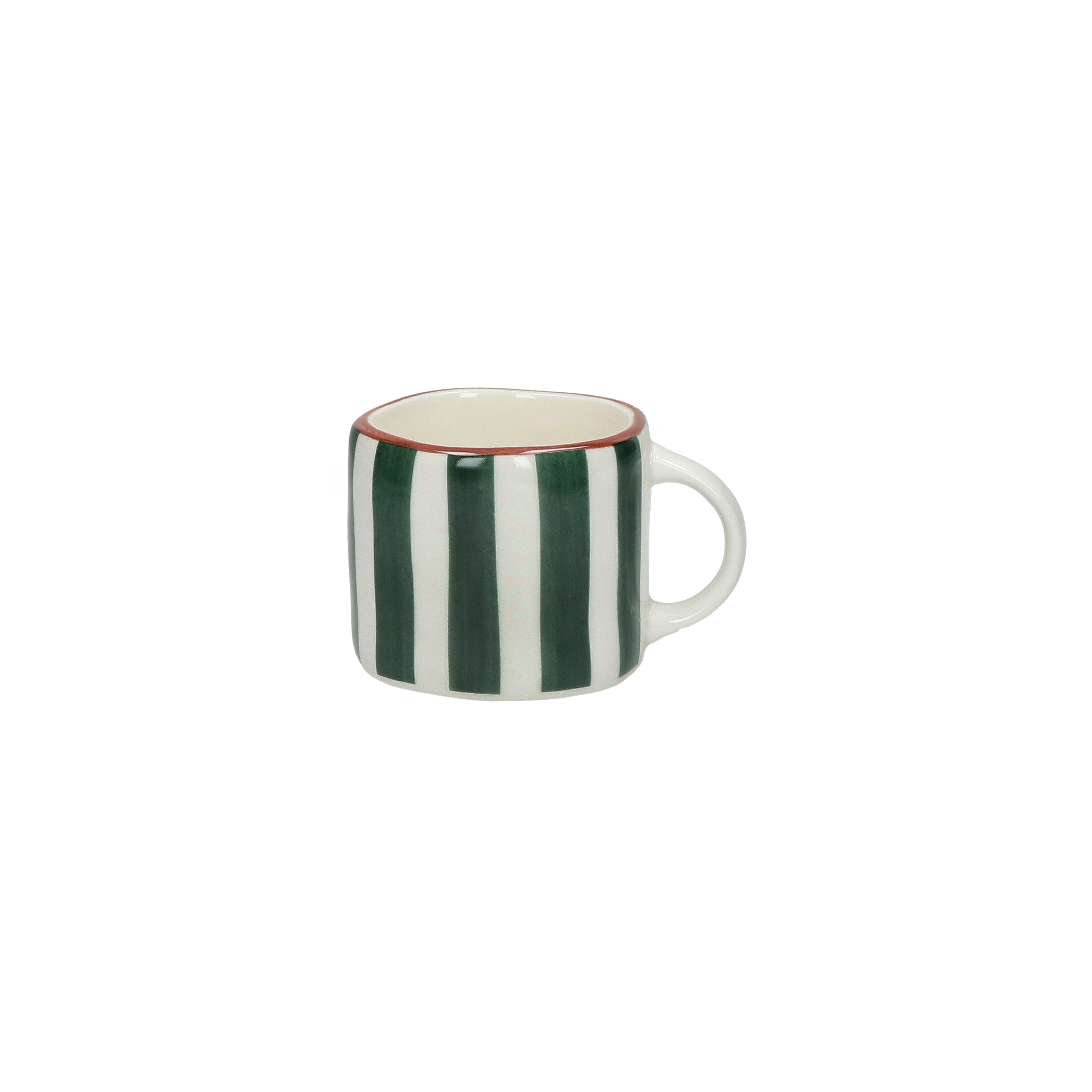 Pomax Espressotas Mykonos Groen 115ml - Porselein - 9x7x6 cm
